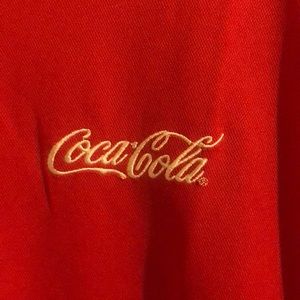 Men’s red Coca Cola Polo Shirt XL